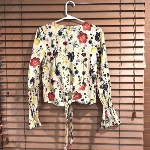 H&M Floral shirt long sleeves